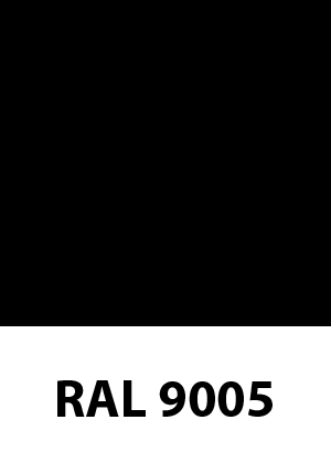 RAL 9005 noir